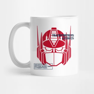 Transformers - GEN 1 - Optimus overlaps Mug